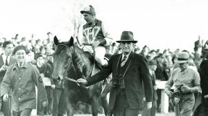 Seabiscuit after defeating Triple Crown winner War Admiral in a Pimlico match race.
